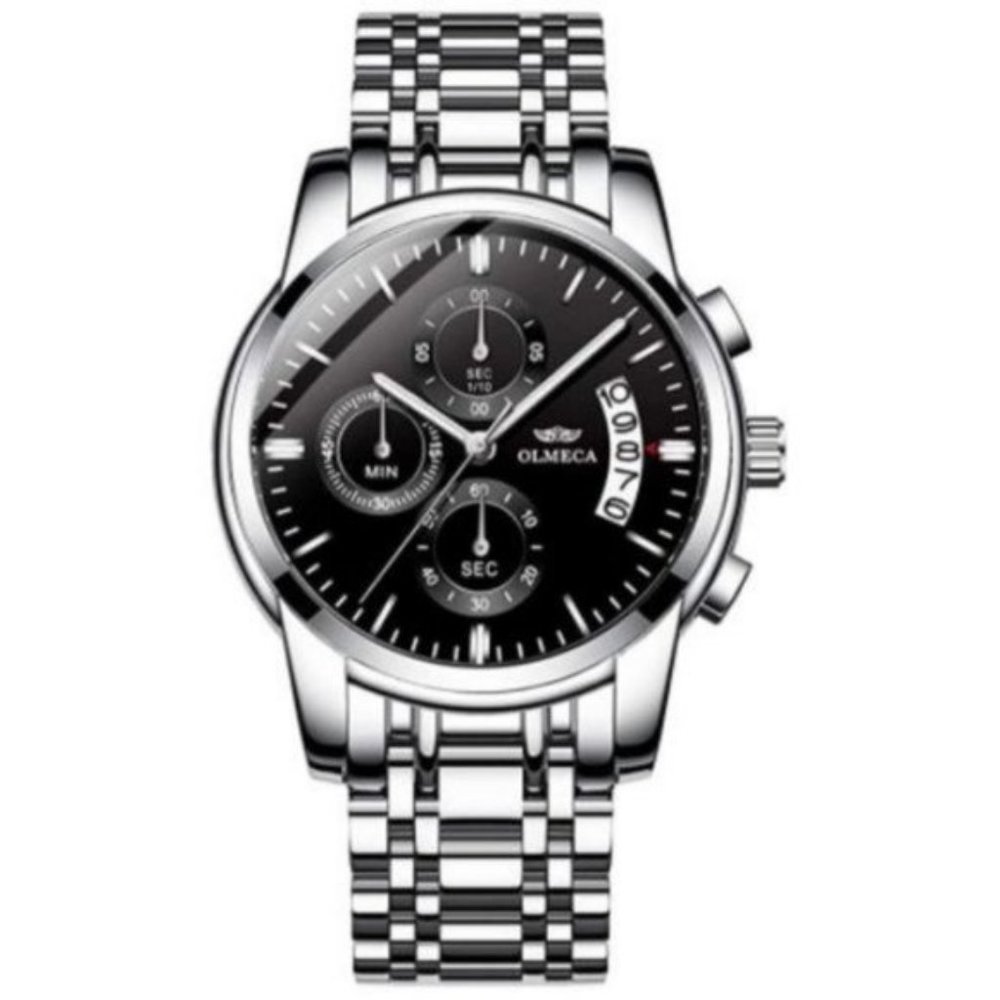 Sporty Men's Casual Chronograph Wrist Watch